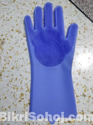 Silicone rubber Dish Washing Gloves